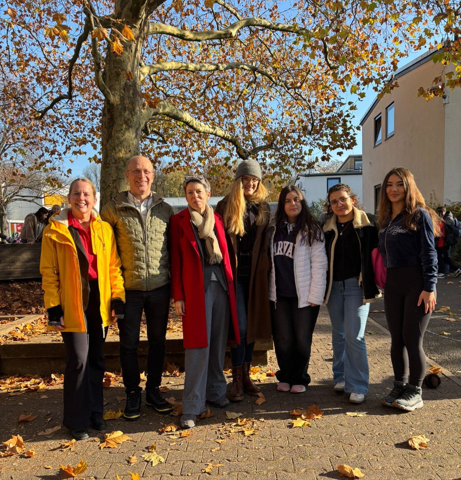 Erasmus Schüler an unserer Schule